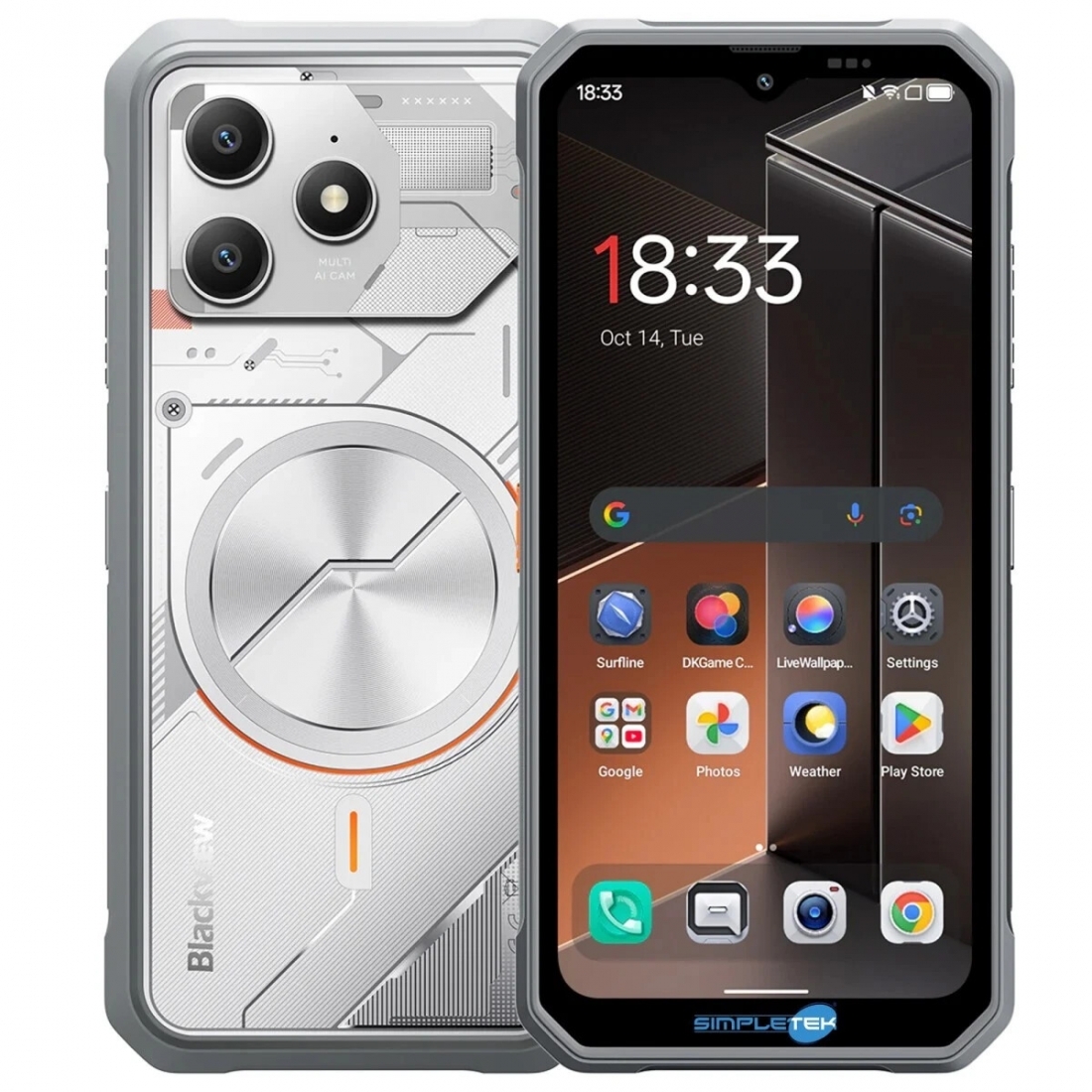 Blackview Fort 100 6.56 8+128GB White LTE Dual Sim
